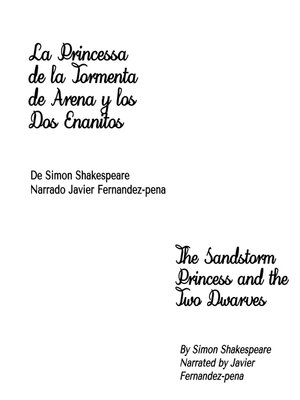 cover image of La Princesa de la Tormenta de Arena y los Dos Enanitos
